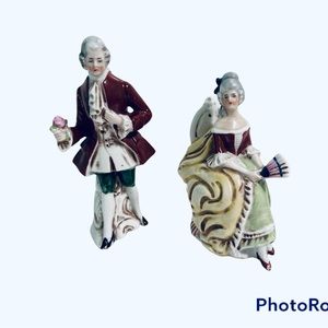 Antique German Porcelain Figurines Couple Marked Germany 18809